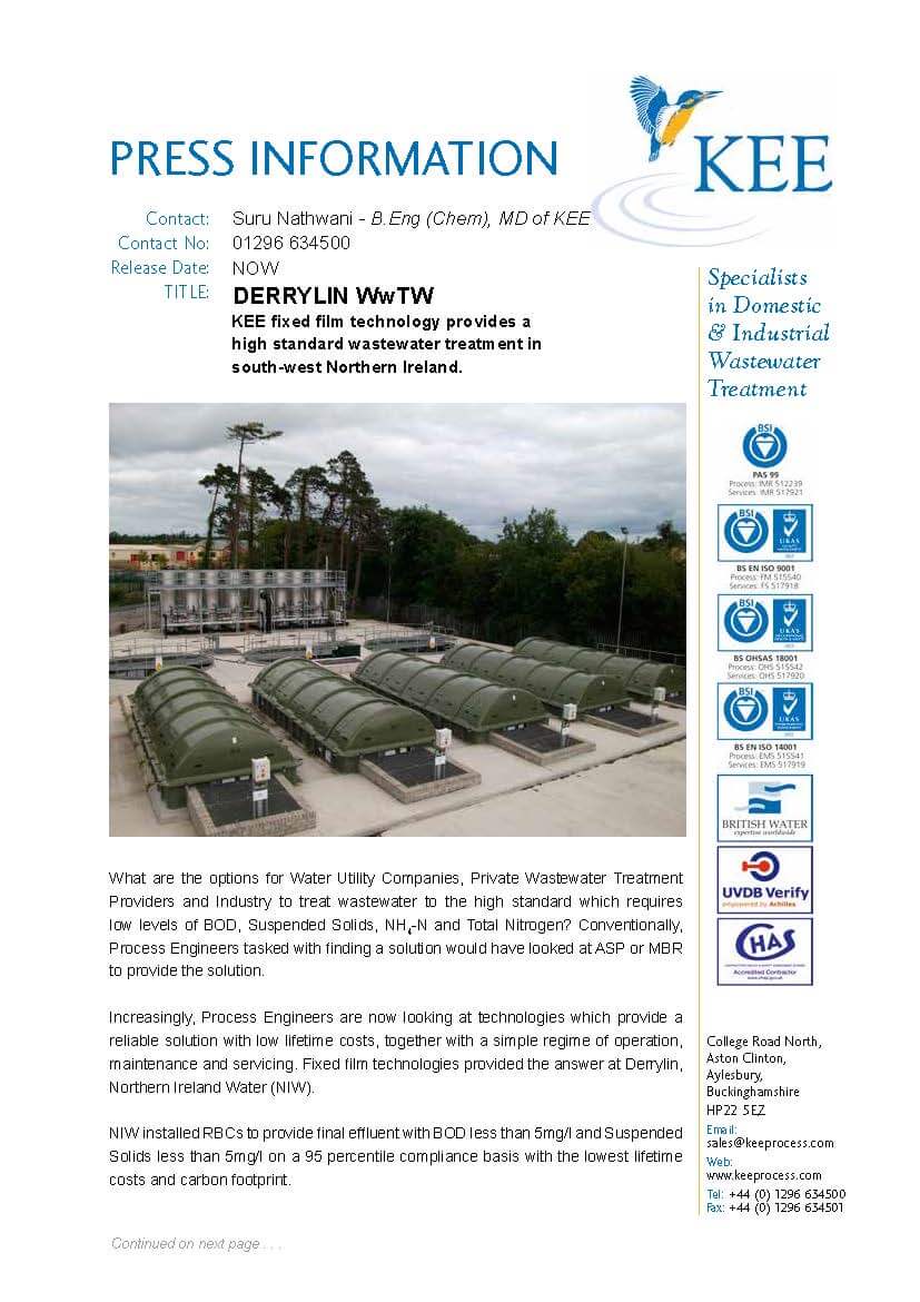 Press Articles - KEE Process